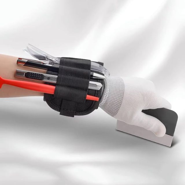 포켓 손목밴드 공구 자석 작업도구 나사 마그네틱밴드