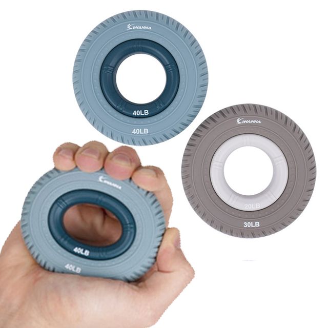 i워너387 강도조절 실리콘 악력기 신개념 8단 타이어