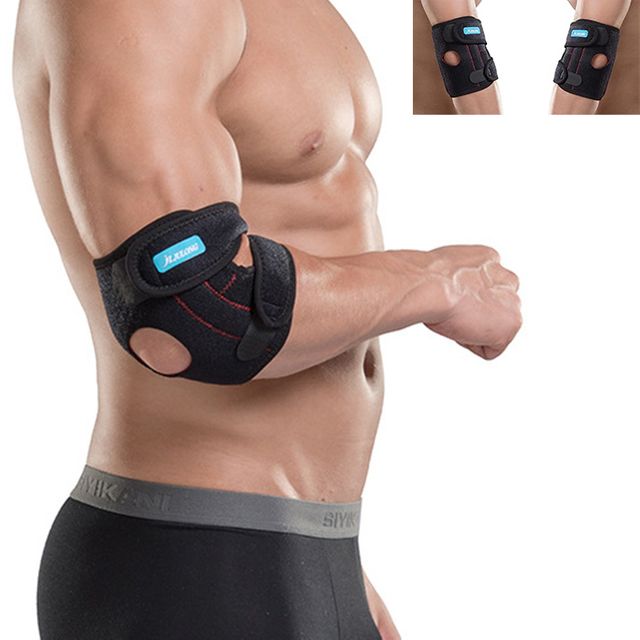 팔꿈치보호대 헬스 골프 2P 아대 밴드 팔보호대 보조