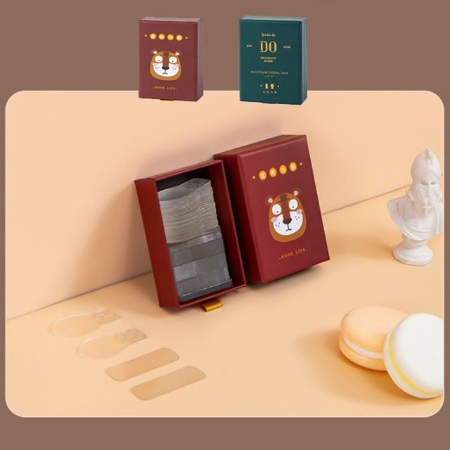 키밍 투명 양면 테이프 세트 100개입 필수 아이템