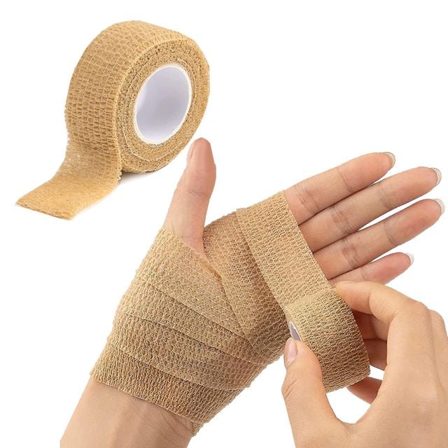 자가 점착 탄력붕대 압박밴드 피부색 2.3cm 4.5M 1롤