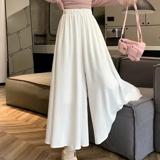 밴딩 와이드 롱 팬츠 여리핏 데일리 통바지 SWC-1007266