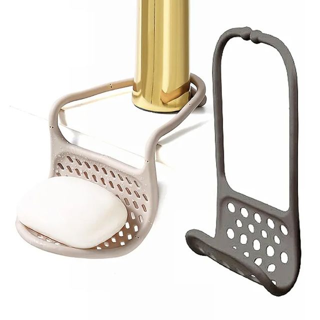 장만 휘어지는 다용도 받침대 비누받침 수세미걸이 SP SAUCE 일본마트 자유변형 소품걸이