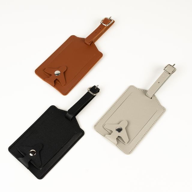 여행용 시크릿 캐리어네임택 가죽 이름택 러기지택 ROS-1006770