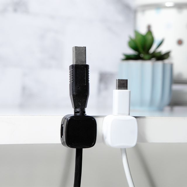 마그네틱 전선 케이블 정리 커버 부착 클립 홀더