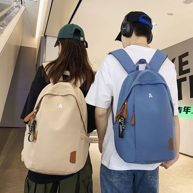 블랙 우주인 키링 A자수 심플 백팩 EL-1007304