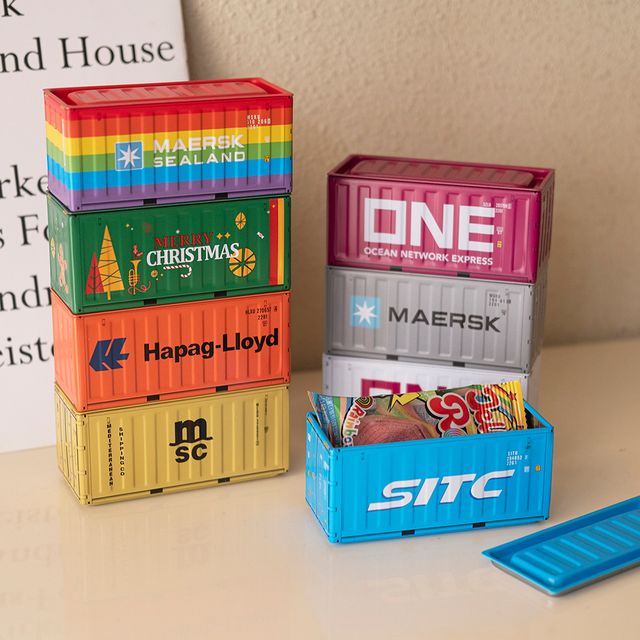 미니 컨테이너 틴케이스 철제 정리함 CHS-1005700