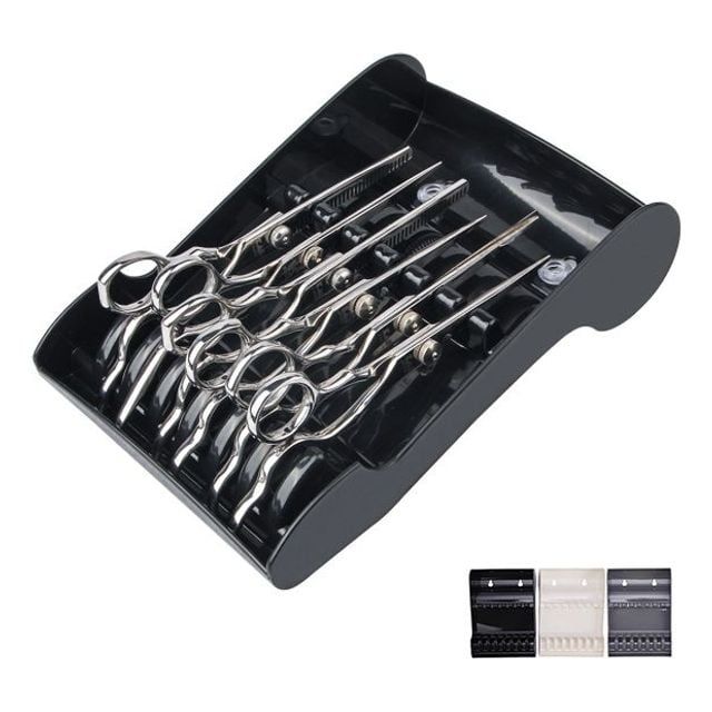 키밍 미용실 가위 정리 트레이 플라스틱 소품 스탠드