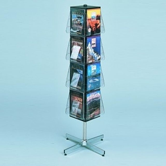 ( 스탠드 회전형 4단꽂이 카탈로그 진열대 )