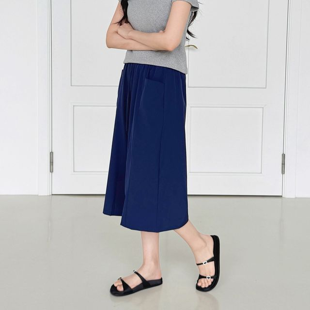 자이븐 빅와이드 아이스 7부 치마바지 SD-250625