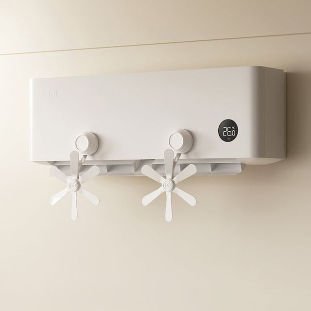 각도조절 에어컨 바람개비 2p 벽걸이에어컨 순환팬 가드 에어컨날개