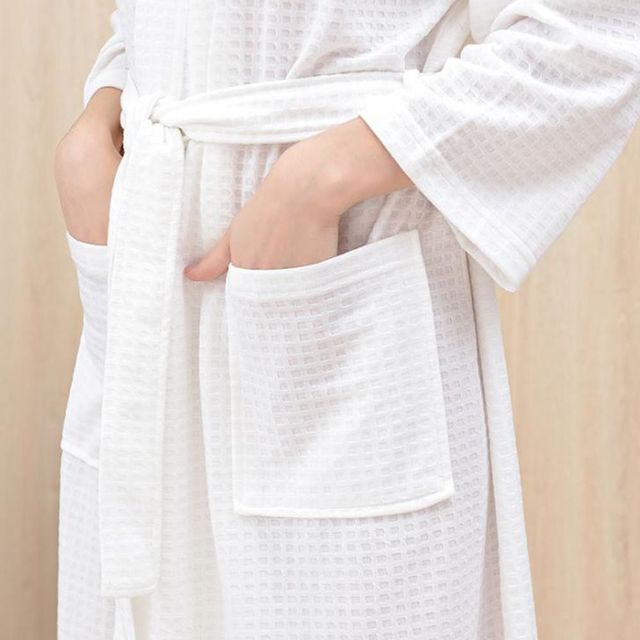 극세사 커플 와플 목욕가운 수면가운 잠옷 세트