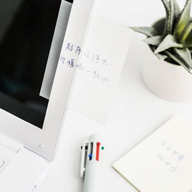 투명 글씨연습 반투명 부착 pet 떡 메모지 떡매