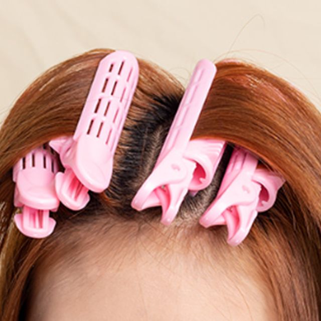 뿌리볼륨 롤 셀프 펌 앞머리 볼륨집게 헤어 클립 핀1p