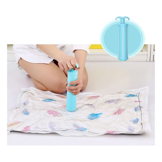 키밍 패딩 진공 수납팩 전용 도구 정리 수동 압축기