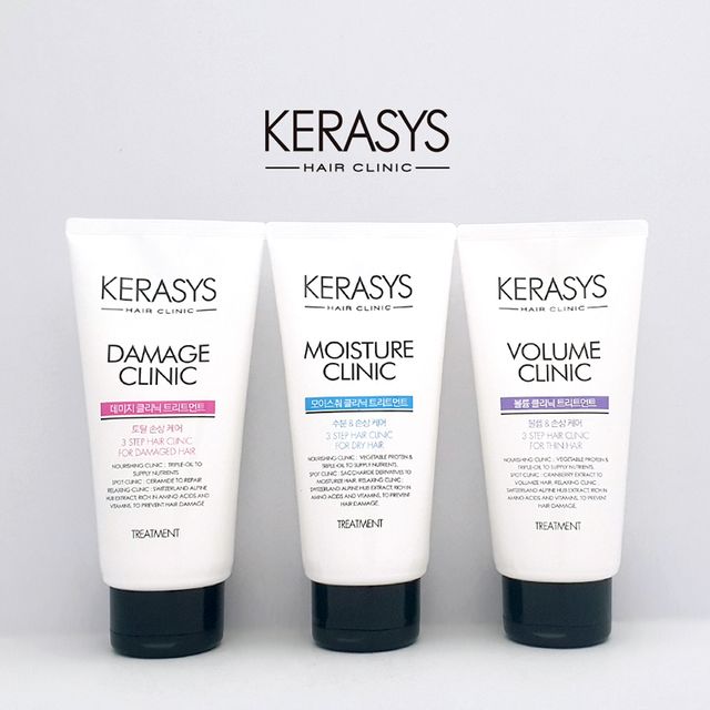 케라시스 CLINIC 트리트먼트/ 데미지 모이스춰 볼륨