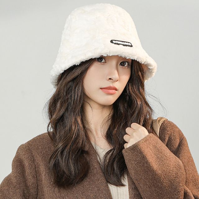 양털 벙거지 모자 여자 겨울 방한 버킷햇 캠핑 해돋이