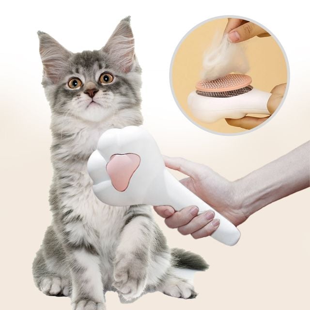 원터치 냥발바닥 슬리커 죽은털 브러쉬 OSM-1006117