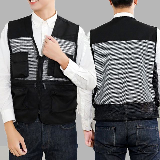 남자 메쉬 포켓 등산 작업조끼 4color DK-0026