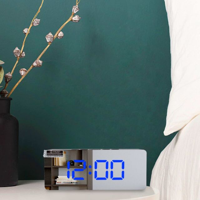 무소음 LED 탁상시계 스탠드형 실내 인테리어 시계