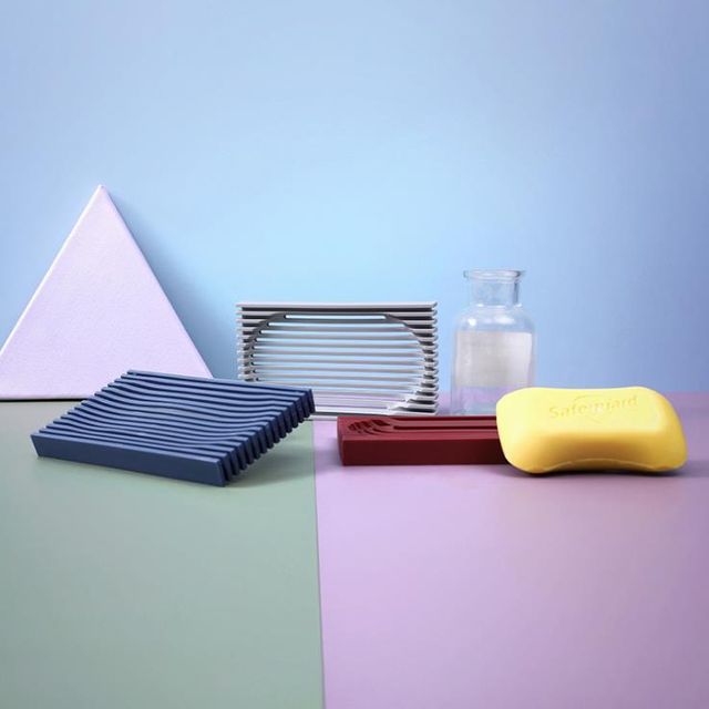 키밍 실리콘 비누 받침대 양면 물빠짐 화장실 받침