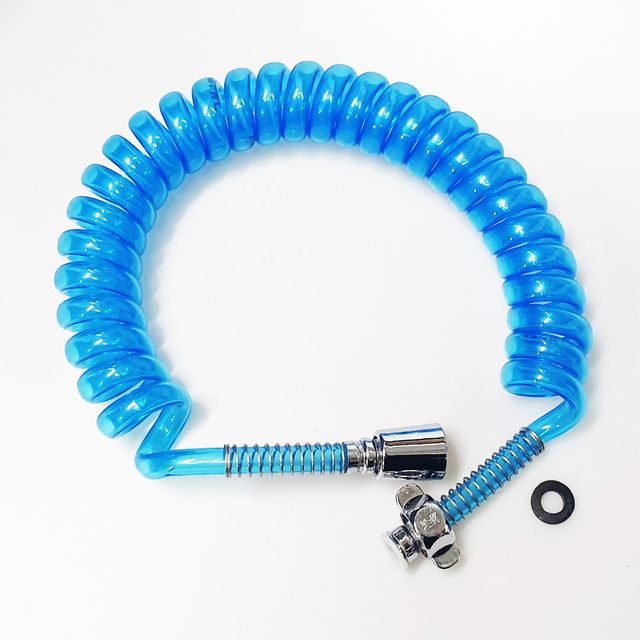 수드림934 파란 꼬불이 샤워호스 2.5M 코브라 샤워줄