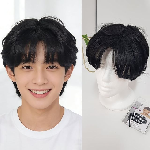 남자 스타일 통가발 코스프레 가발 전체 패션 파티가발