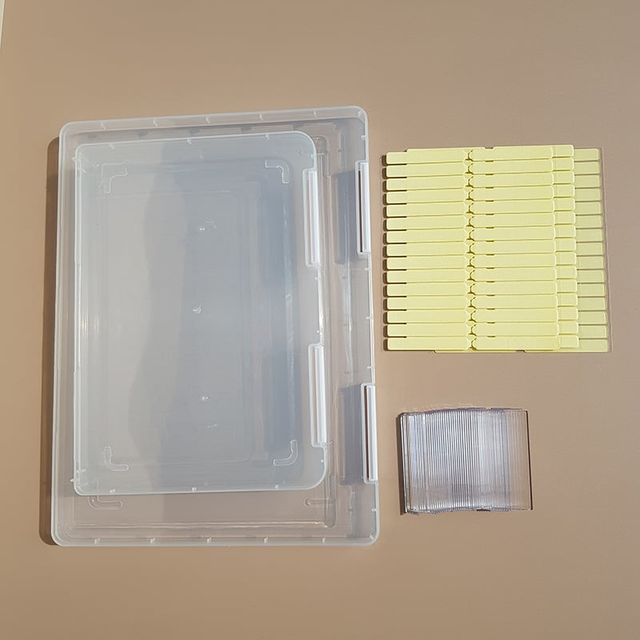 키밍 네일팁 양면 테이프 3장x30p 전시 트레이 48p