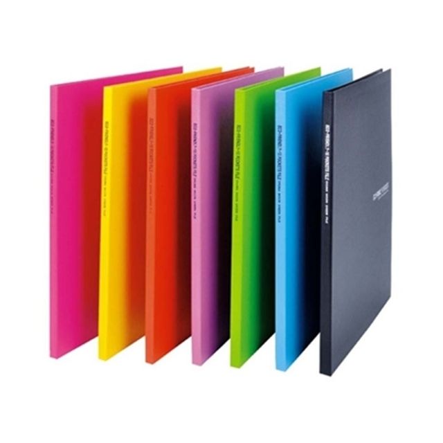 화사한 색상 홍보제안용 3공 포켓클리어화일북 A4-10P(제작 로고 인쇄 홍보 기념품 판촉물)
