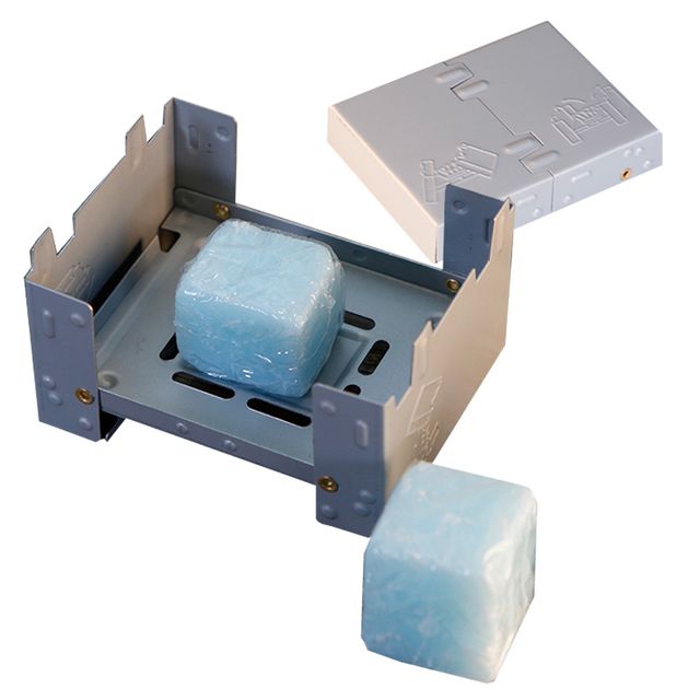 캠핑용 초미니 휴대용 화로 고체연료 4개사용 스토브