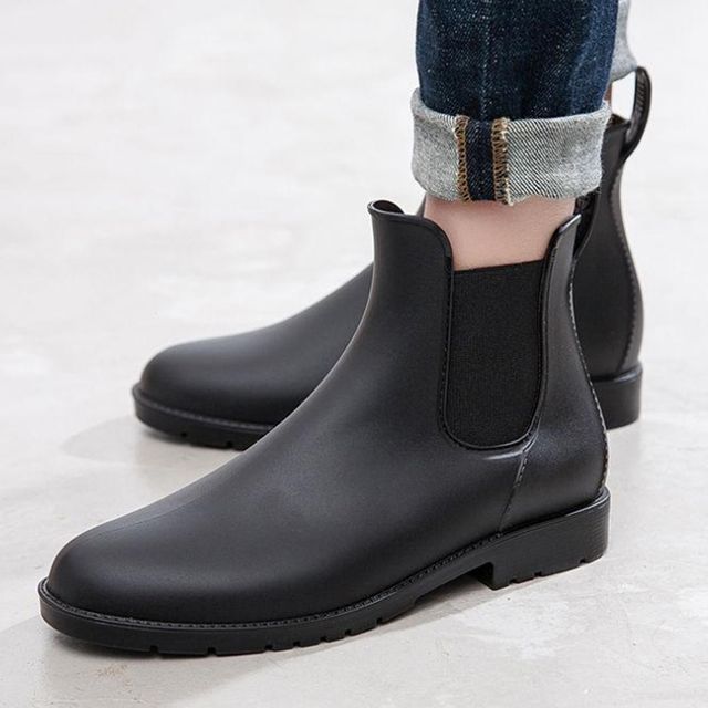 남녀공용 첼시부츠 방수 작업화 레인부츠 겨울용추가