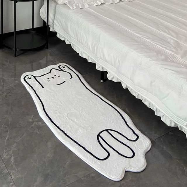 귀여운고양이 발매트 러그 욕실 주방 현관 미끄럼방지