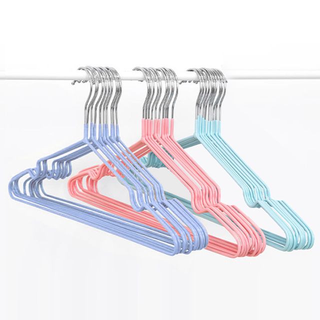 비스토어657 베이직 옷걸이 10P PVC 논슬립 코팅