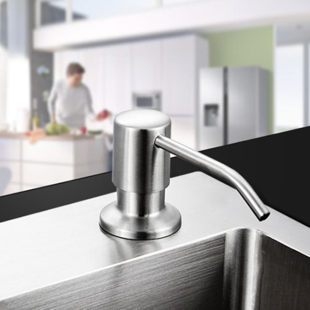 주방 싱크대 매립형 펌핑형 세제 통 디스펜서