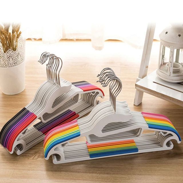 슬림 논슬립 레인보우 옷걸이 옷장정리용