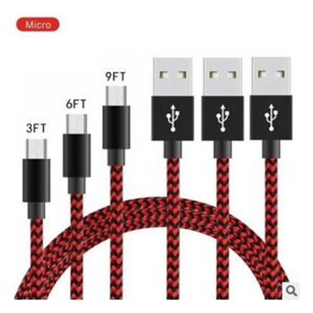 키밍 패브릭 USB 충전케이블 3m C타입 5핀 8핀