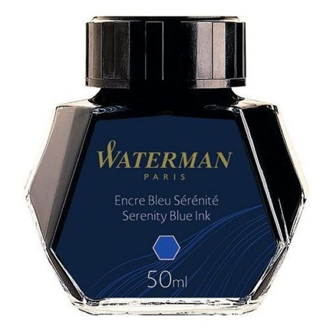 워터맨)병잉크(청색/Serenity Blue/50ml)(제작 로고 인쇄 홍보 기념품 판촉물)
