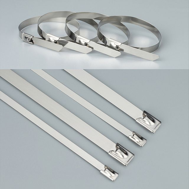 스텐 케이블타이 스틸 타이 금속 100P 4.6x200mm