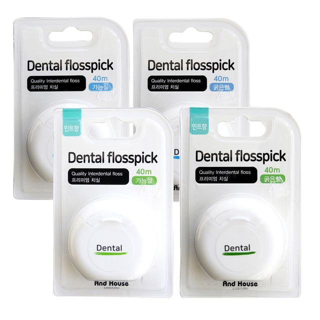 앤드하우스 치실 40M 프로스픽 가는실 굵은실 롤치실