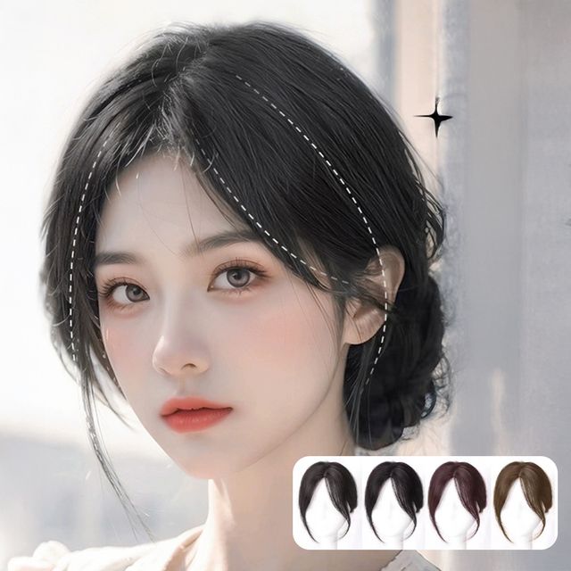 보티에 원터치 여신 헤어라인 부분가발 SD-251123