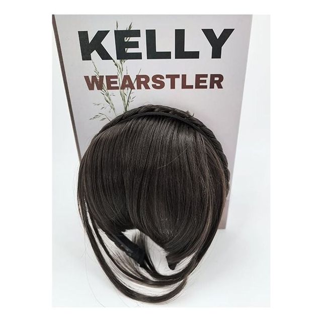 땋은머리 헤어밴드 내추럴 스타일 머리띠 가발