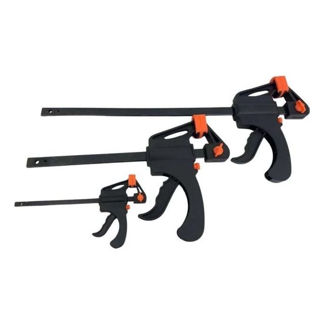 키밍 목공용 퀵그립 클램프 공구 집게 고정 F형 4in