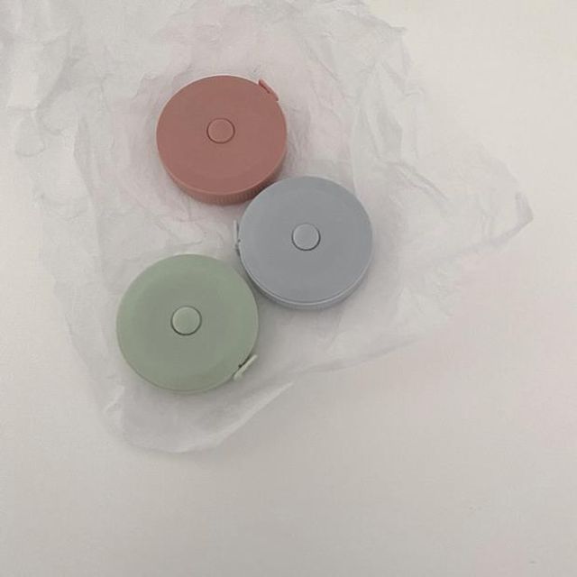 파스텔 색상 사무용 줄자 5m 정확한 측정 도구