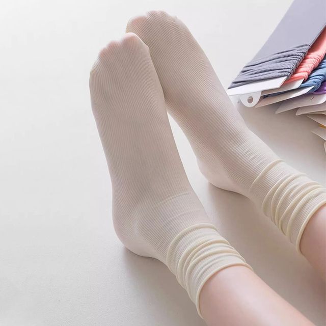 골지 돌돌이 스타킹 중목양말 7color DK-1006785