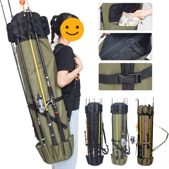 키밍 대용량 낚시 가방 바다 민물 낚시대 수납백