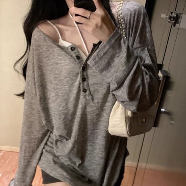 여리핏 소프트 골지 루즈핏 티셔츠 JSC-1004239