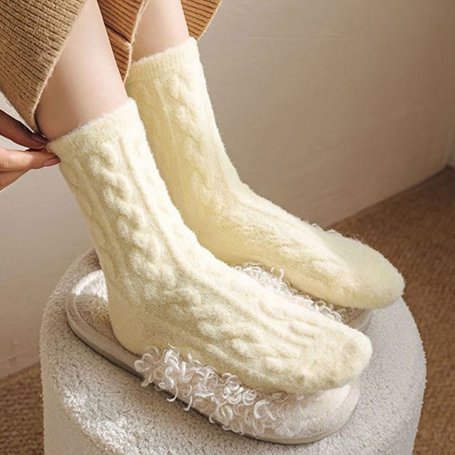 꽈베기 파스텔 수면양말 RNR-0031