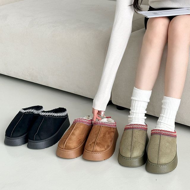 톨리아 탄탄 통굽 스웨이드 인디아부츠 SD-1004447