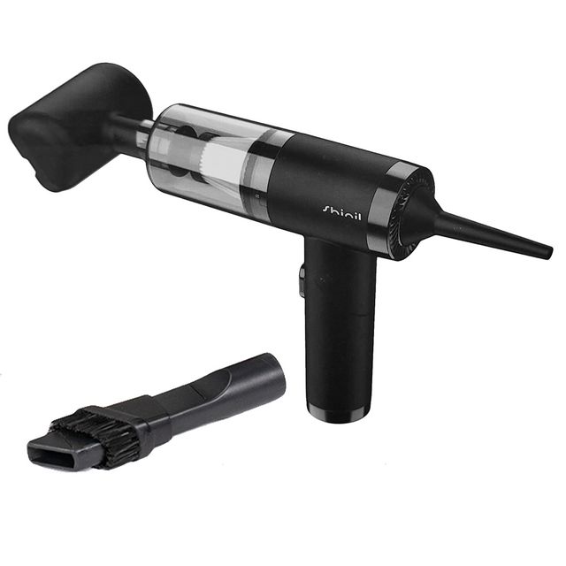 신일HB03KP 블랙 핸디 에어건 무선청소기 차량용 헤파필터 블로우