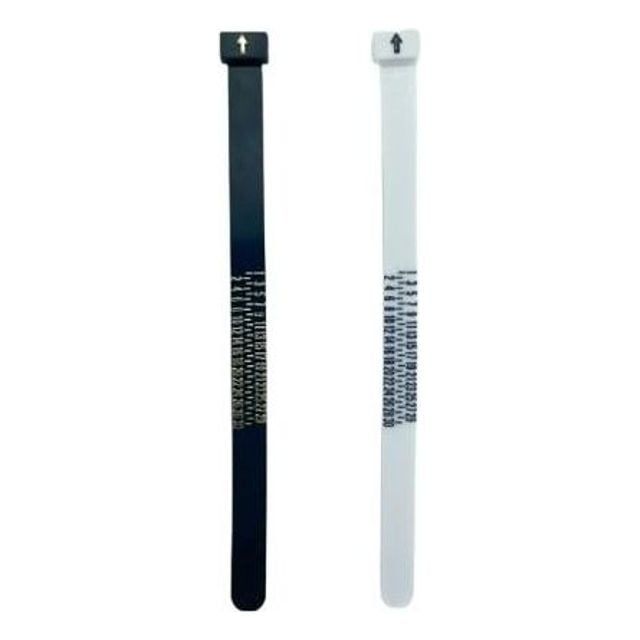 반지 호수 측정기 2개 세트 손가락 줄자 링 게이지